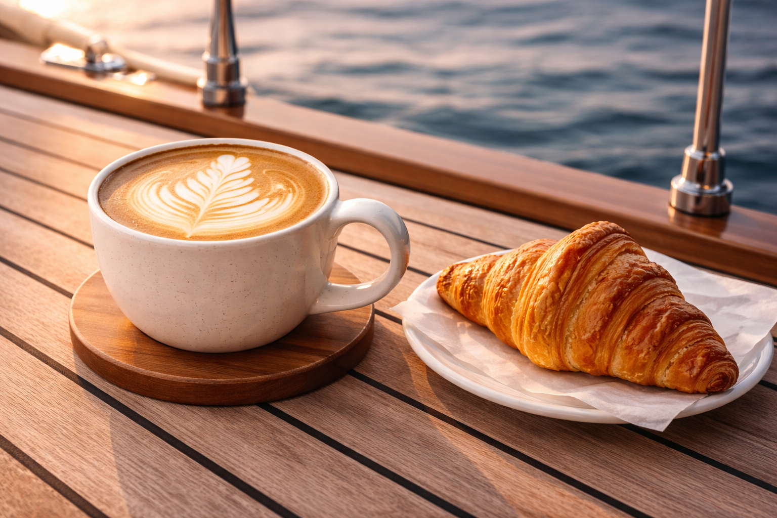 Harbor coffee moments